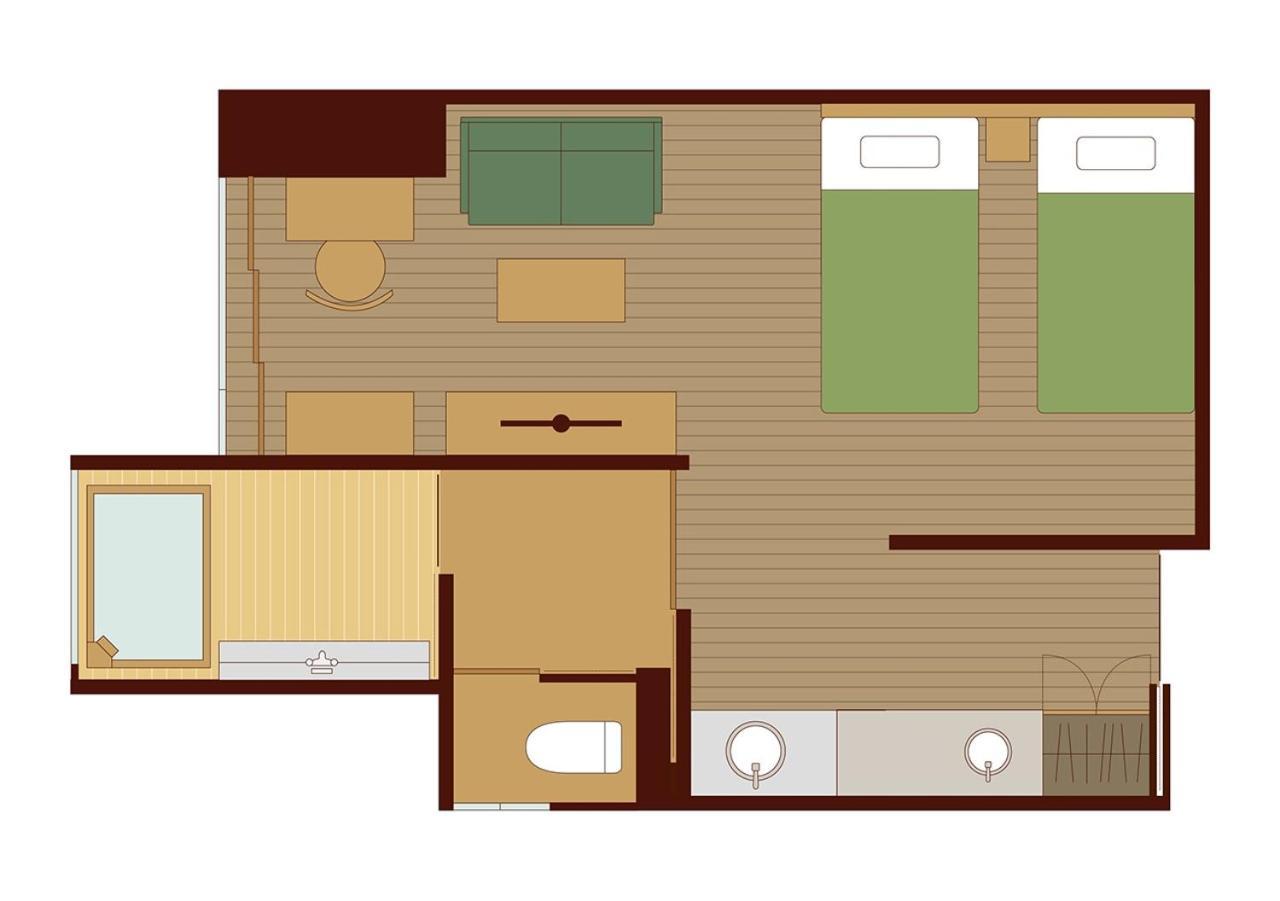 Jozankei Onsen Yurakusoan Hotell Sapporo Exteriör bild